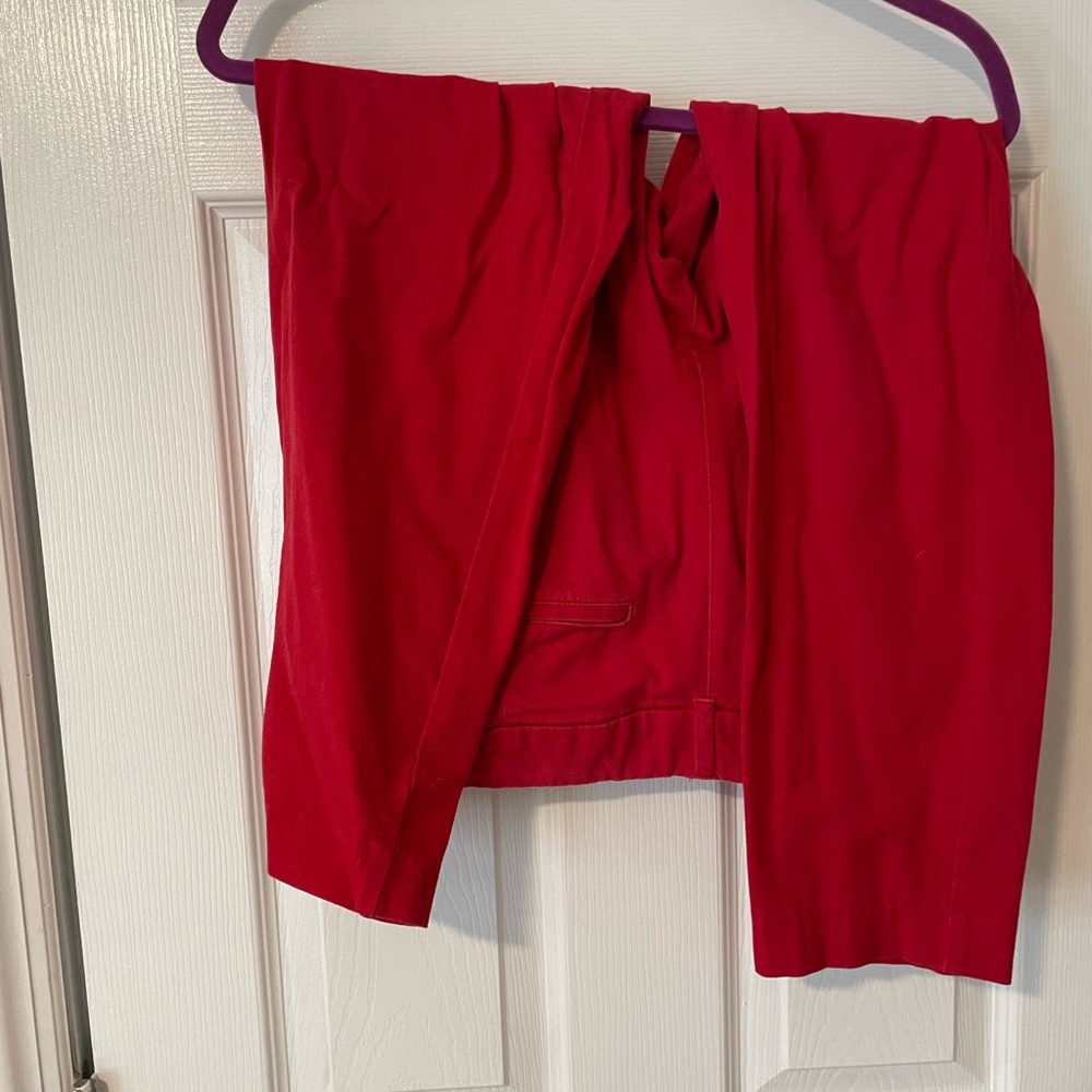 Old navy red pixie pants